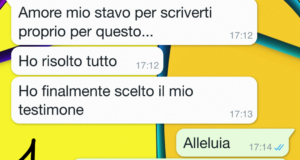 Il testimone a sorpresa