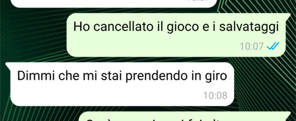 Mio figlio è irrecuperabile