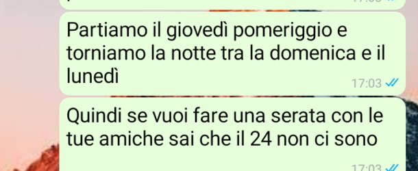 Addio al celibato rimandato