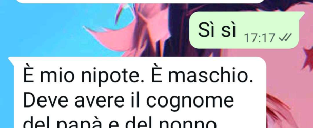 Il cognome della madre