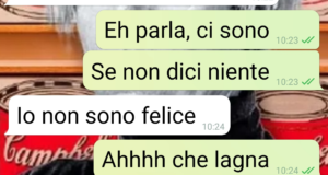 Non sono felice